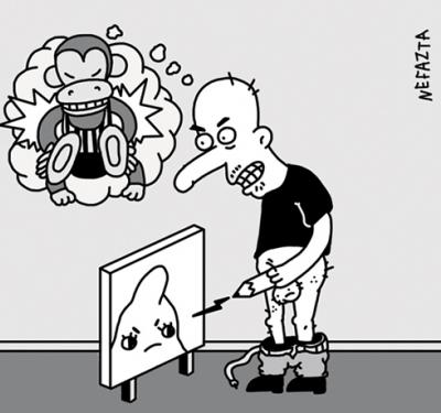 Matador, la caricatura es usted