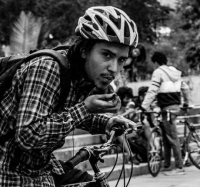 Séptima bicicletada cannábica en Bogotá cuadrada