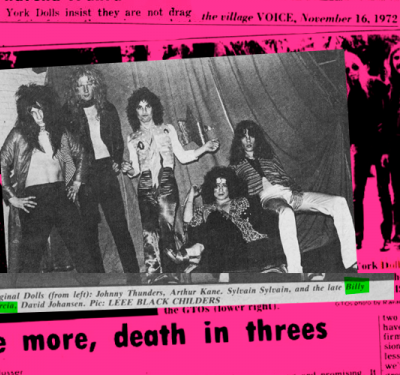 Nadie recuerda a Billy Murcia, el baterista colombiano de New York Dolls