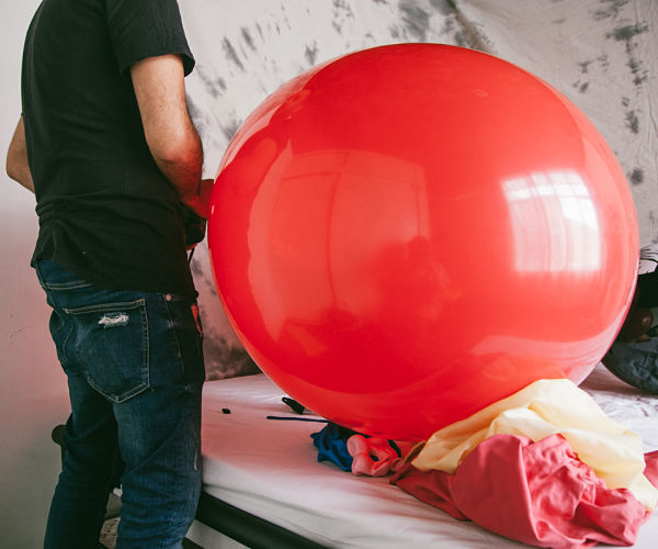 sexo con globos