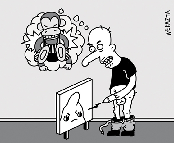 Matador, la caricatura es usted