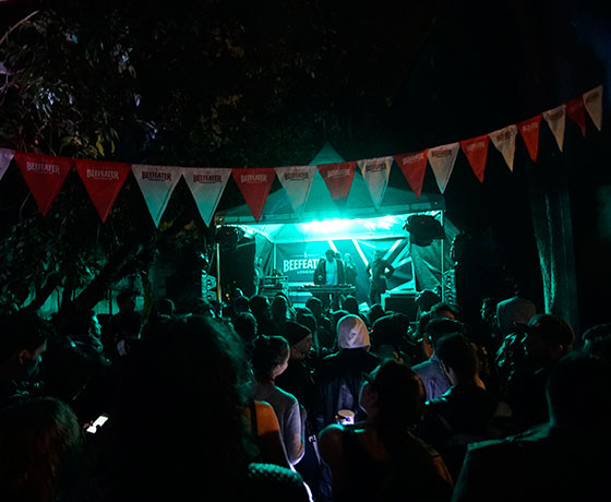 Así fue Beefeater Live a punta de Gifs análogos