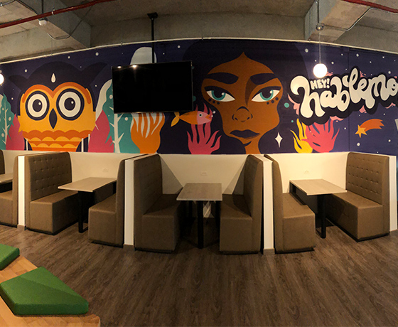 espacios con diseño y arte en Bogotá