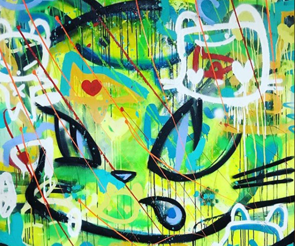 TOT: gatos surrealistas, pop art y la defensa de llevar el arte urbano a las galerías
