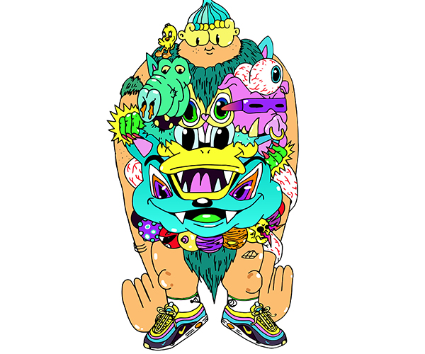 ‘La Plaga Invade’ las calles y las mentes con sus personajes surreales