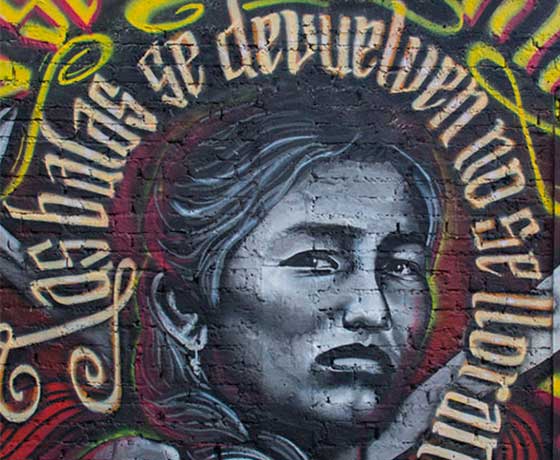 19 mujeres se toman los muros de Popayán 
