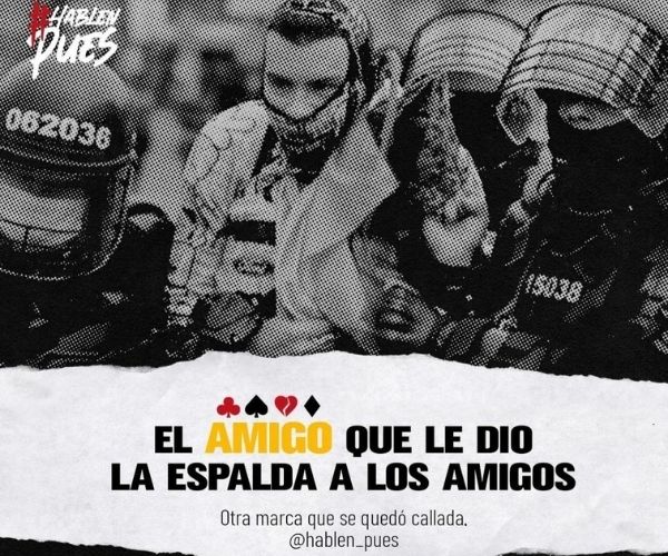 Publicistas y comunicadores han elaborado piezas en apoyo a la protesta social.