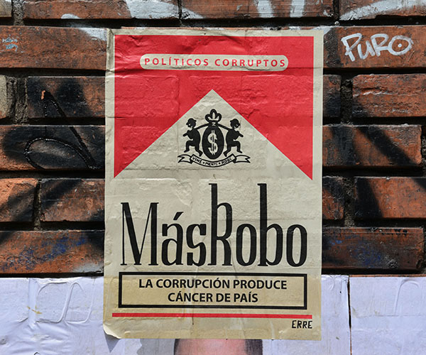 carteles contra politica