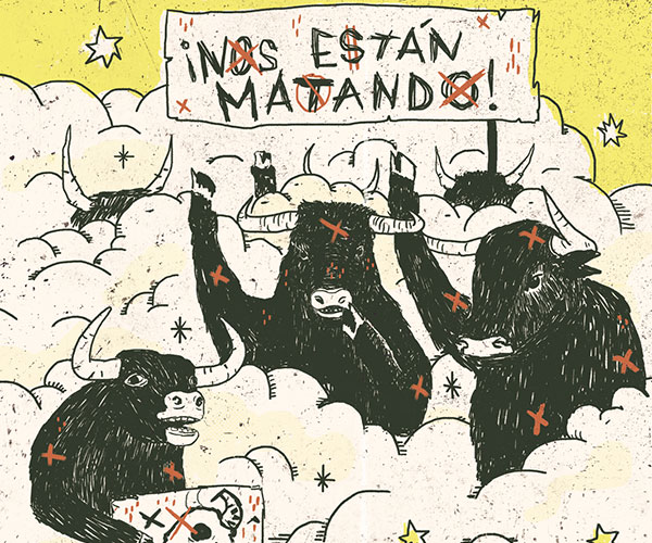 Febrero Animalista Cartel Urbano