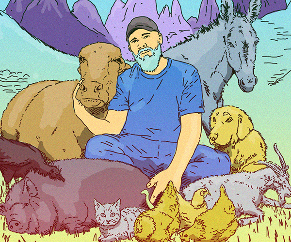 el exganadero que fundó un santuario animalista