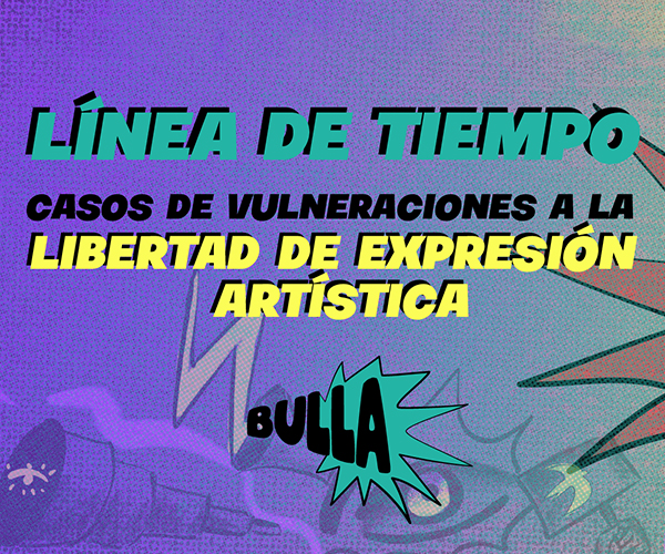 Línea de tiempo: Casos de vulneración de libertad de expresión artística