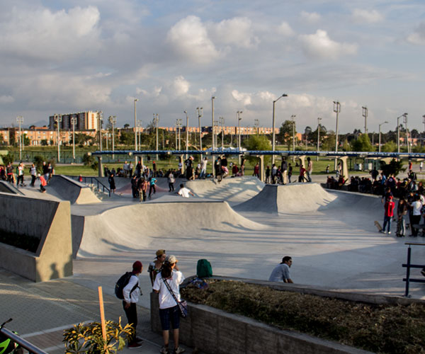 skatepark más grande de Bogotá