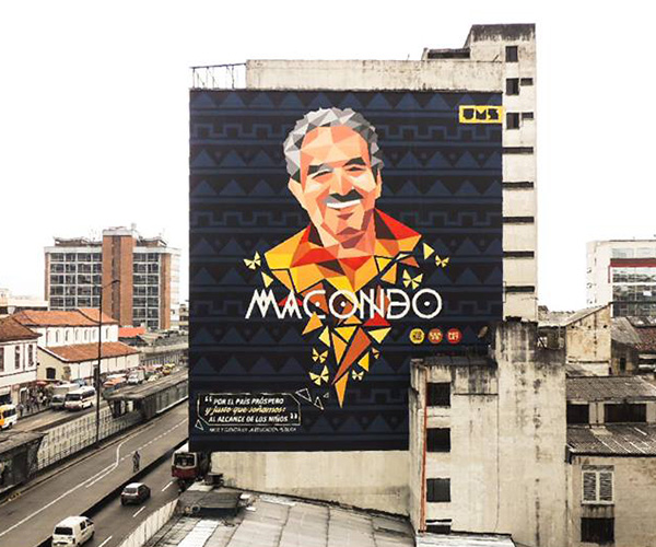 mural macondo centro bogota
