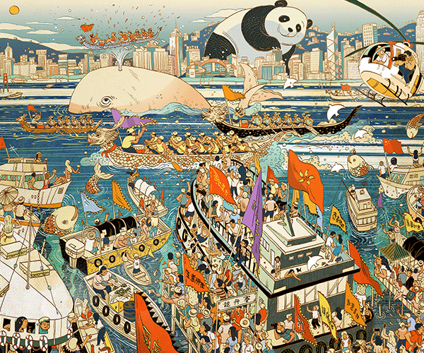 Los animales extraños y la magia en los mundos imaginarios de Victo Ngai